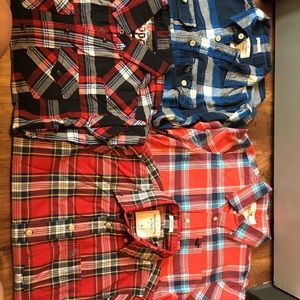 Four Brand New Men’s Flannels Up For Sale